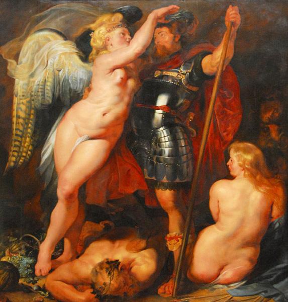 Peter Paul Rubens Crowning of the Hero oil painting image